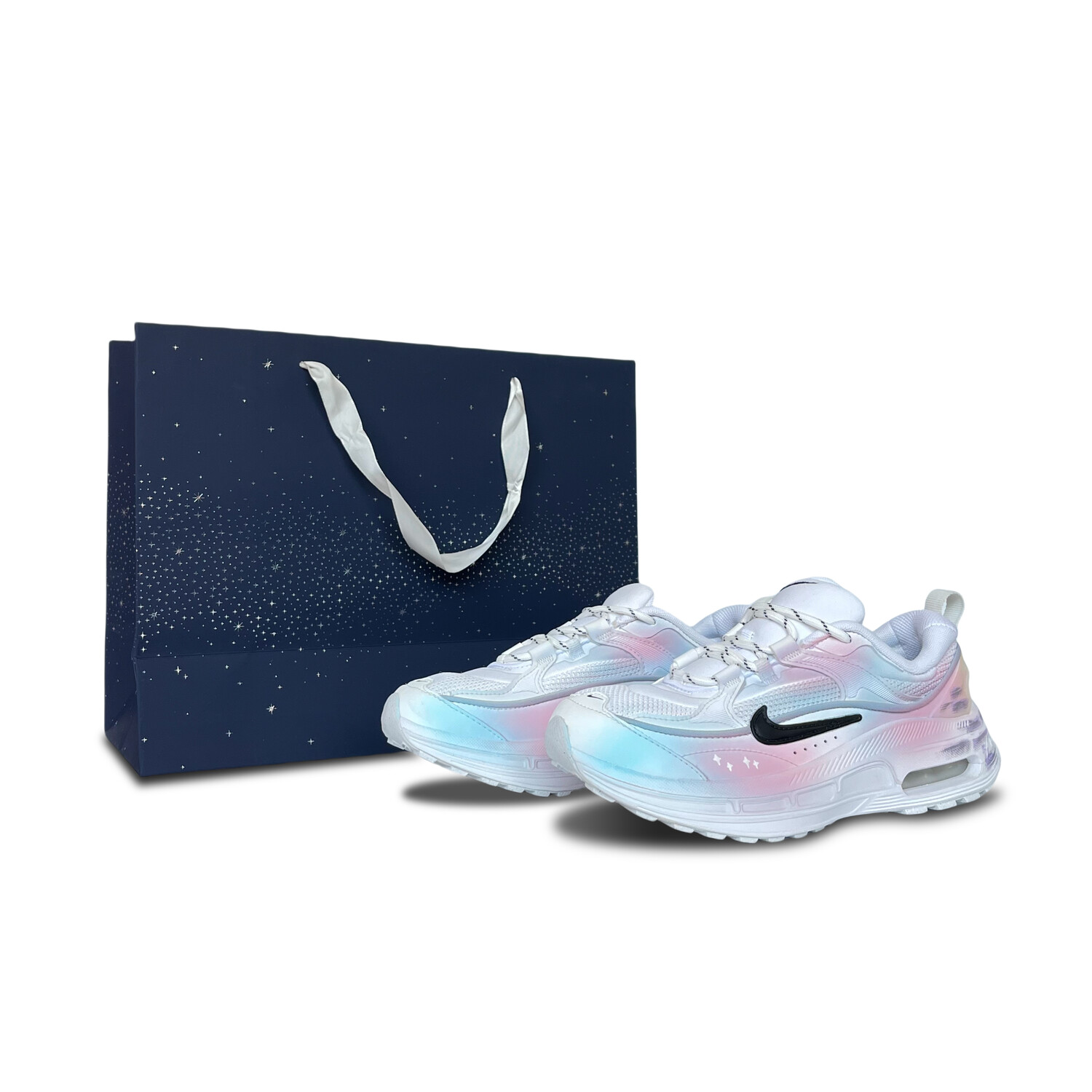 

Кроссовки Air Max Bliss женские с низким верхом розовые/синие Nike
