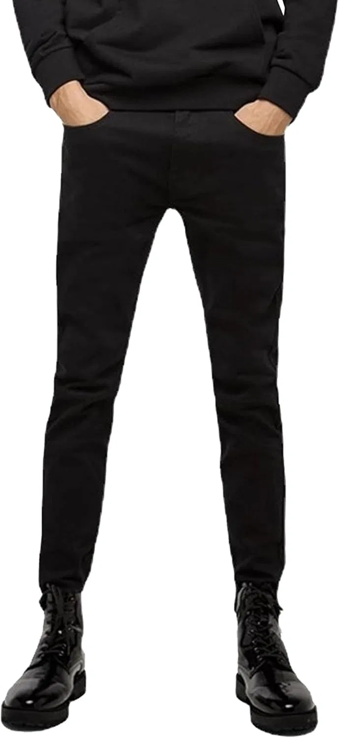 Джинсы Slim Fit Stretch Denim, Black