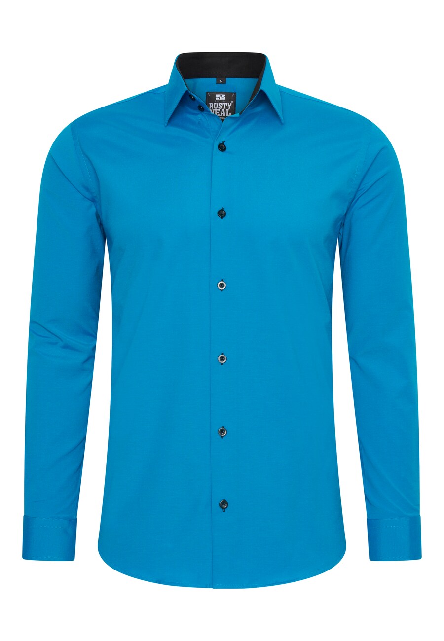 

Повседневная рубашка Rusty Neal Regular fit Button Up Shirt, синий
