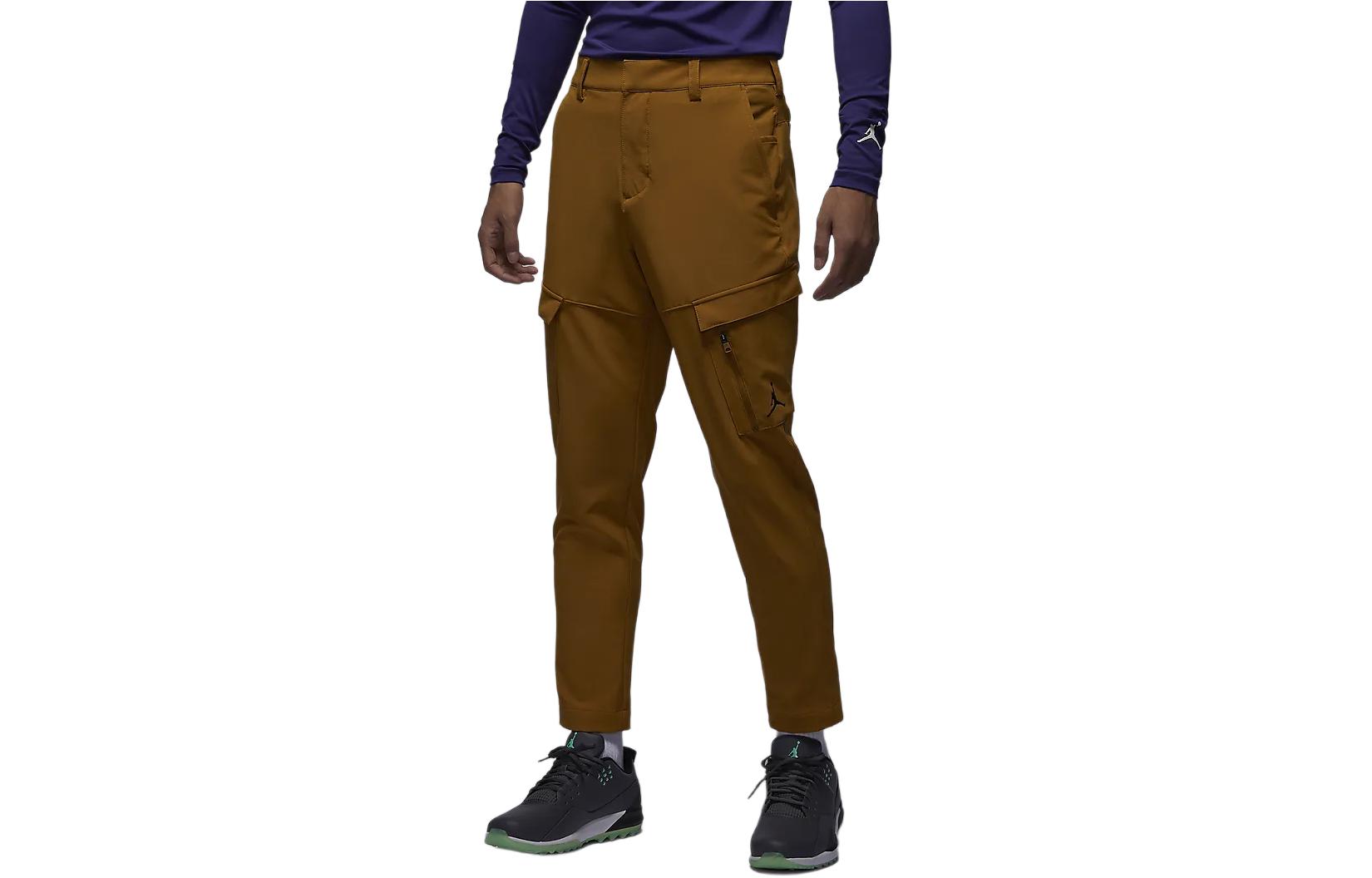 

Мужские повседневные брюки для гольфа пустынный желто-коричневый Jordan, желтый коричневый