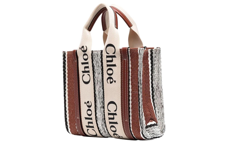 Chloé Сумка Хлои Вуди из искусственной кожи женская разноцветная — фото 3