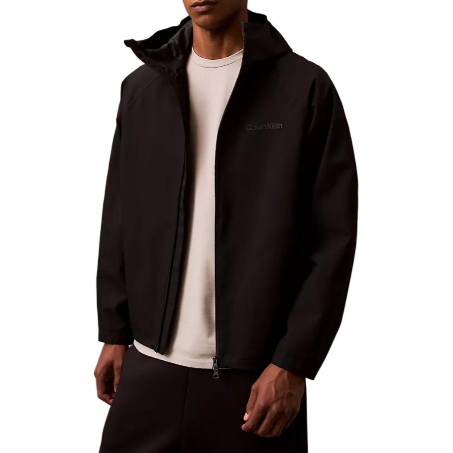 

Куртка с рельефным логотипом Calvin Klein, черная, Черный, Куртка с рельефным логотипом Calvin Klein, черная