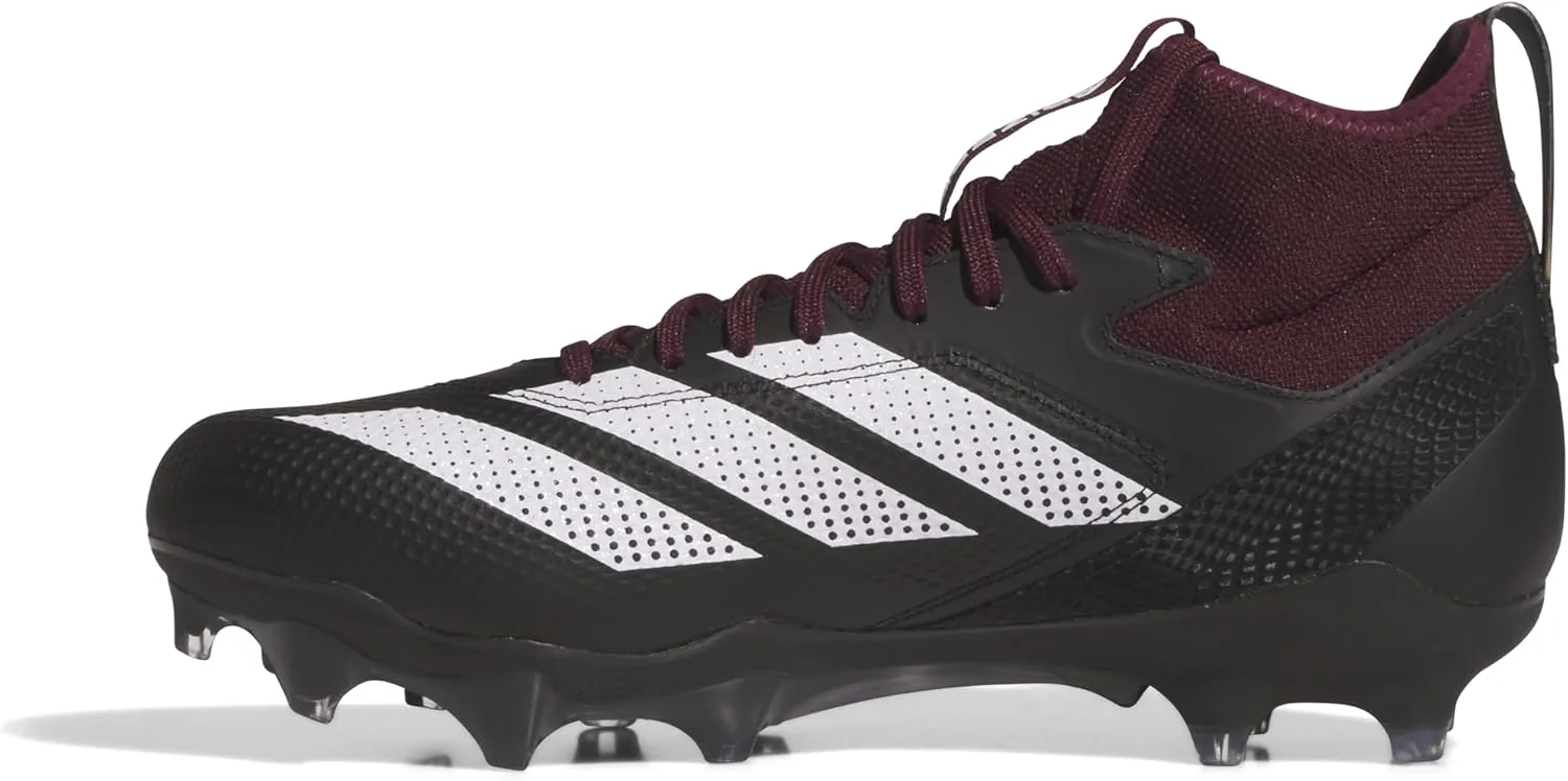 

Футбольные бутсы Adidas Adizero Impact для взрослых, унисекс, бордовый/белый/черный