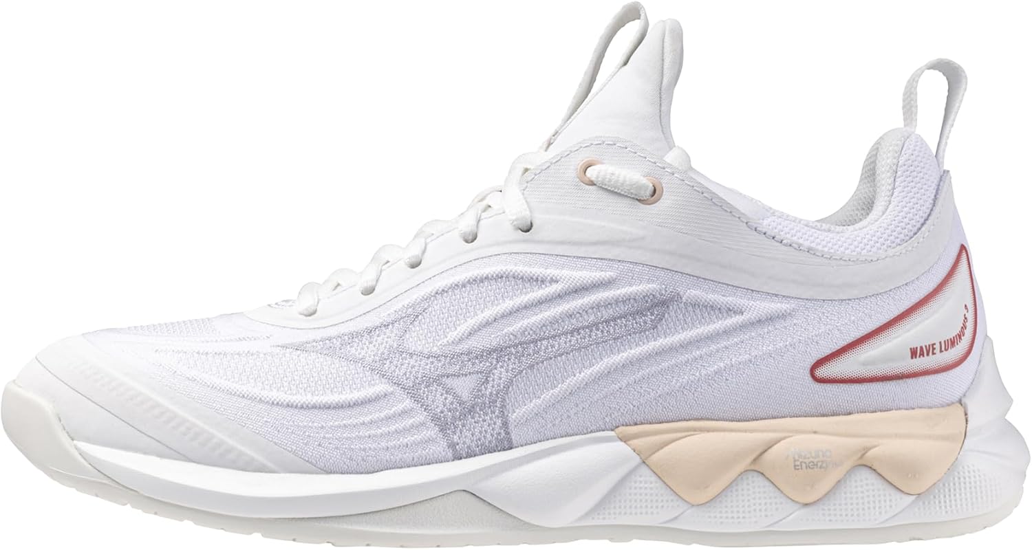 

Женские волейбольные кроссовки Mizuno Wave Luminous, белый/розовый