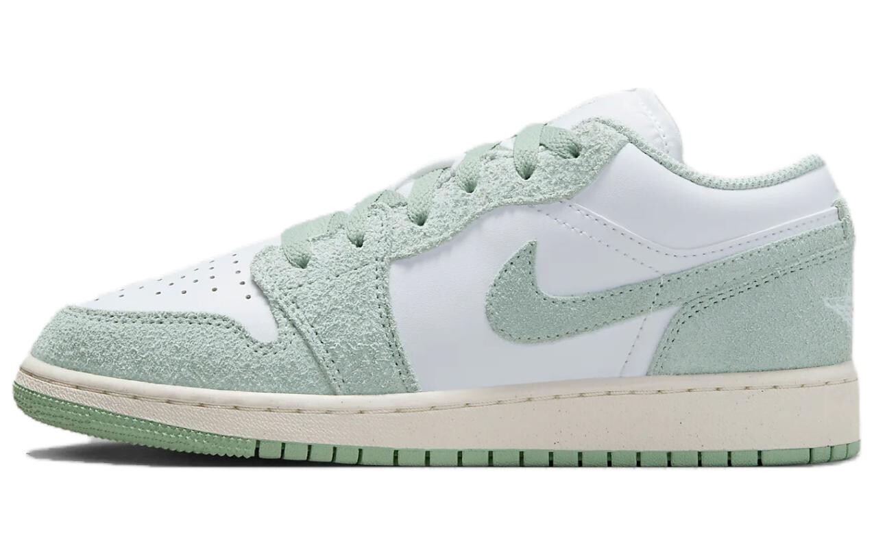 

Jordan Air Jordan 1 винтажные баскетбольные кроссовки женские, White/Green