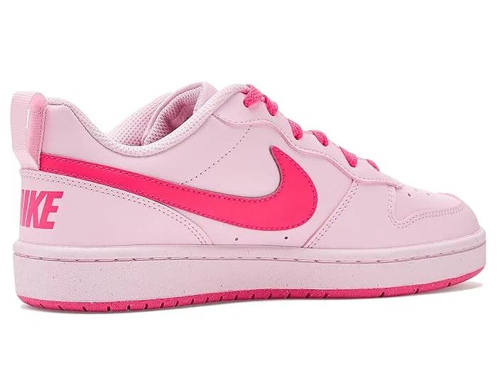 Кроссовки Nike Kids Court Borough Low Recraft BG, Pink Foam/Hyper Pink/White — фото 4
