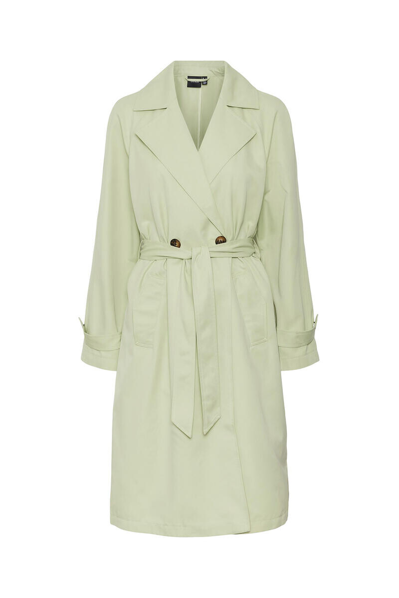 

Длинный тренч Vero Moda, зеленый