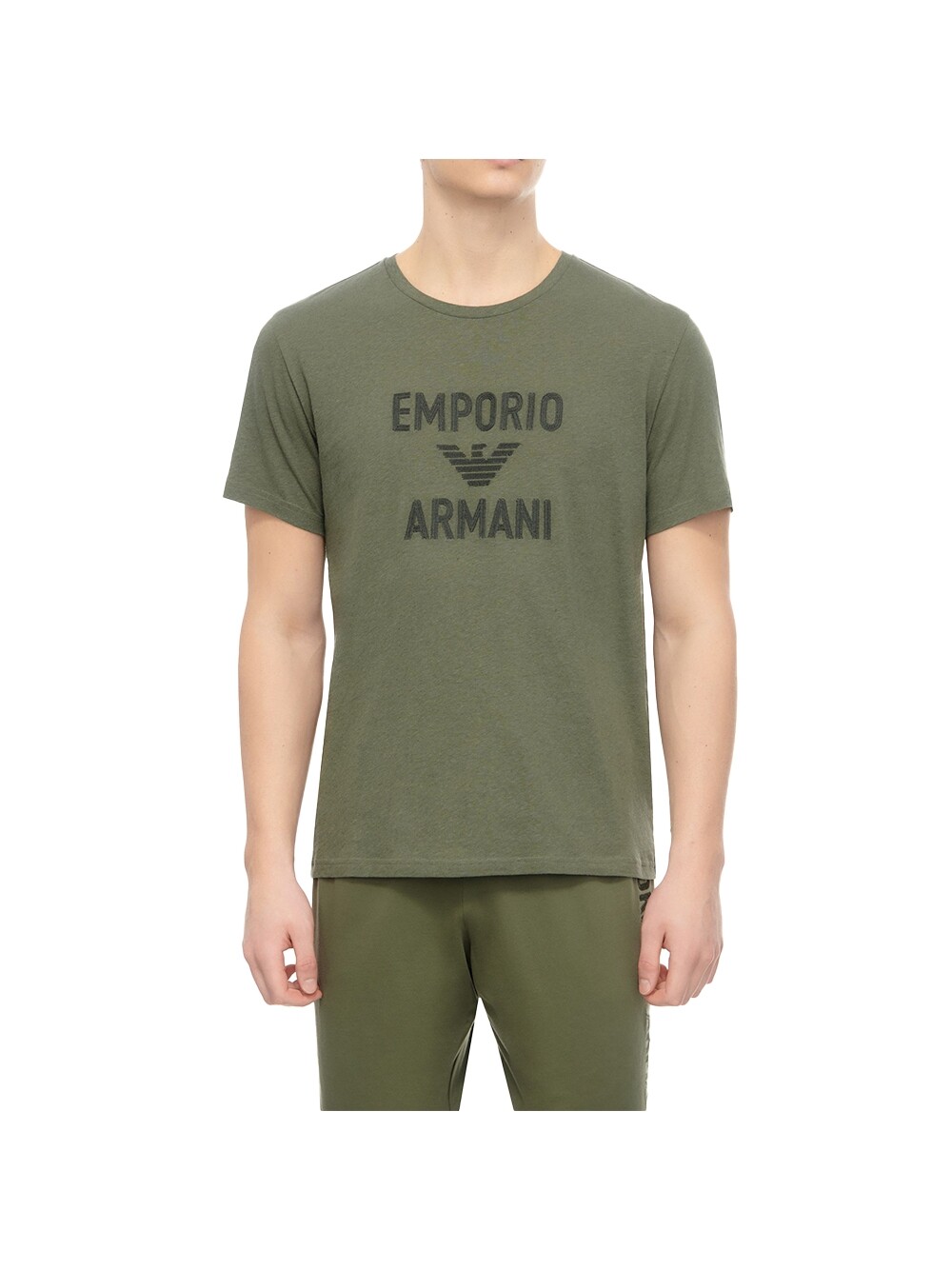 

Футболка орел Emporio Armani, зеленый