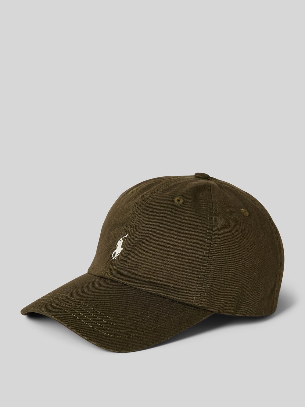 

Бейсболка с вышитым логотипом Polo Ralph Lauren Teens, оливковый