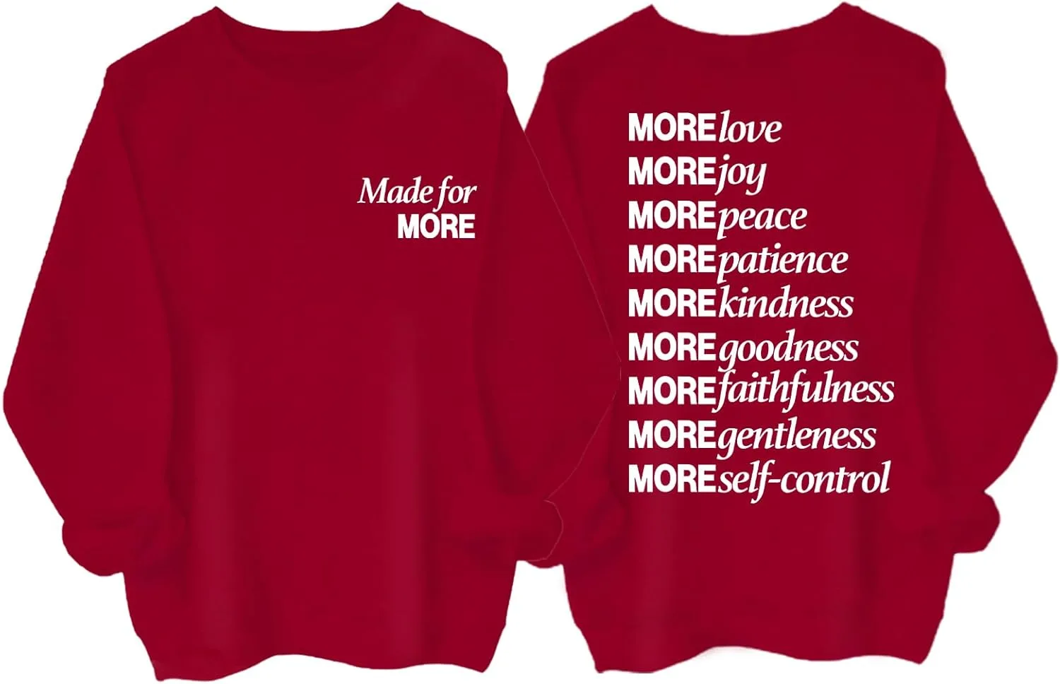 

Свитшот Made For More