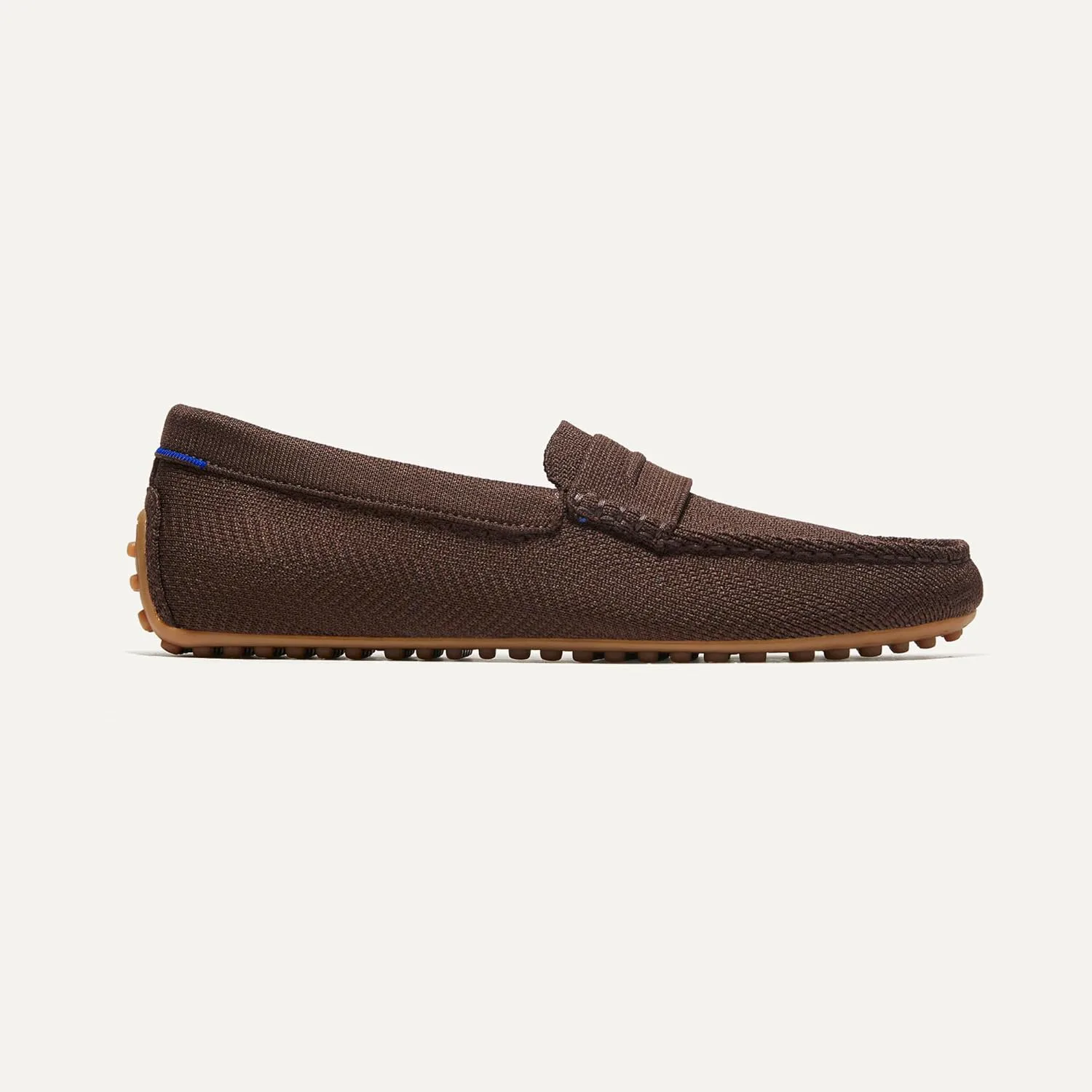 Мужские слипоны Rothy's The Driving Loafer, повседневные лоферы, сделаны из переработанных пластиковых бутылок и подходят для машинной стирки, коричневый — фото 4