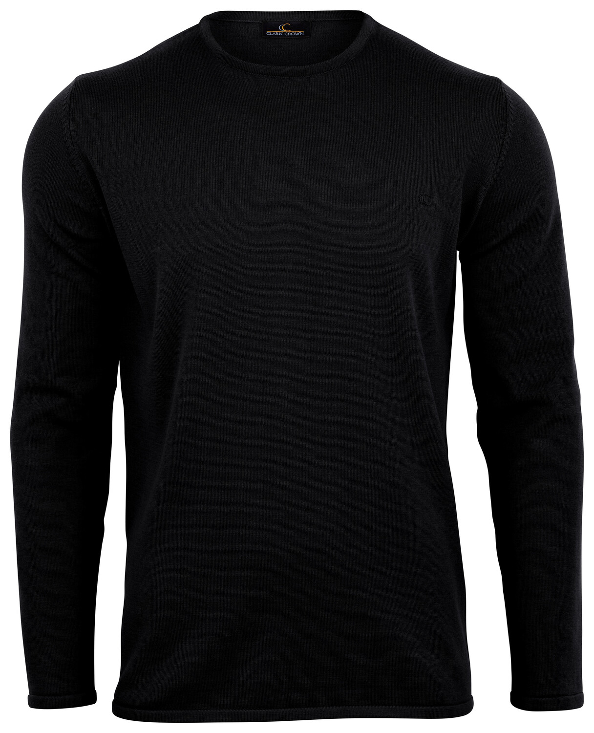 

Толстовка Clark Crown Basic Crew Neck Strickpullover, черный
