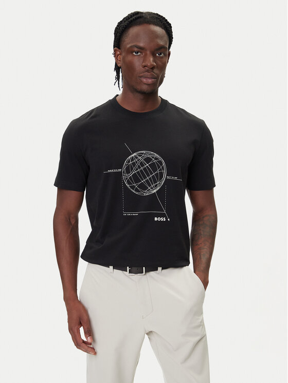 

Футболка relaxed fit League GRX 50549413 Boss, черный