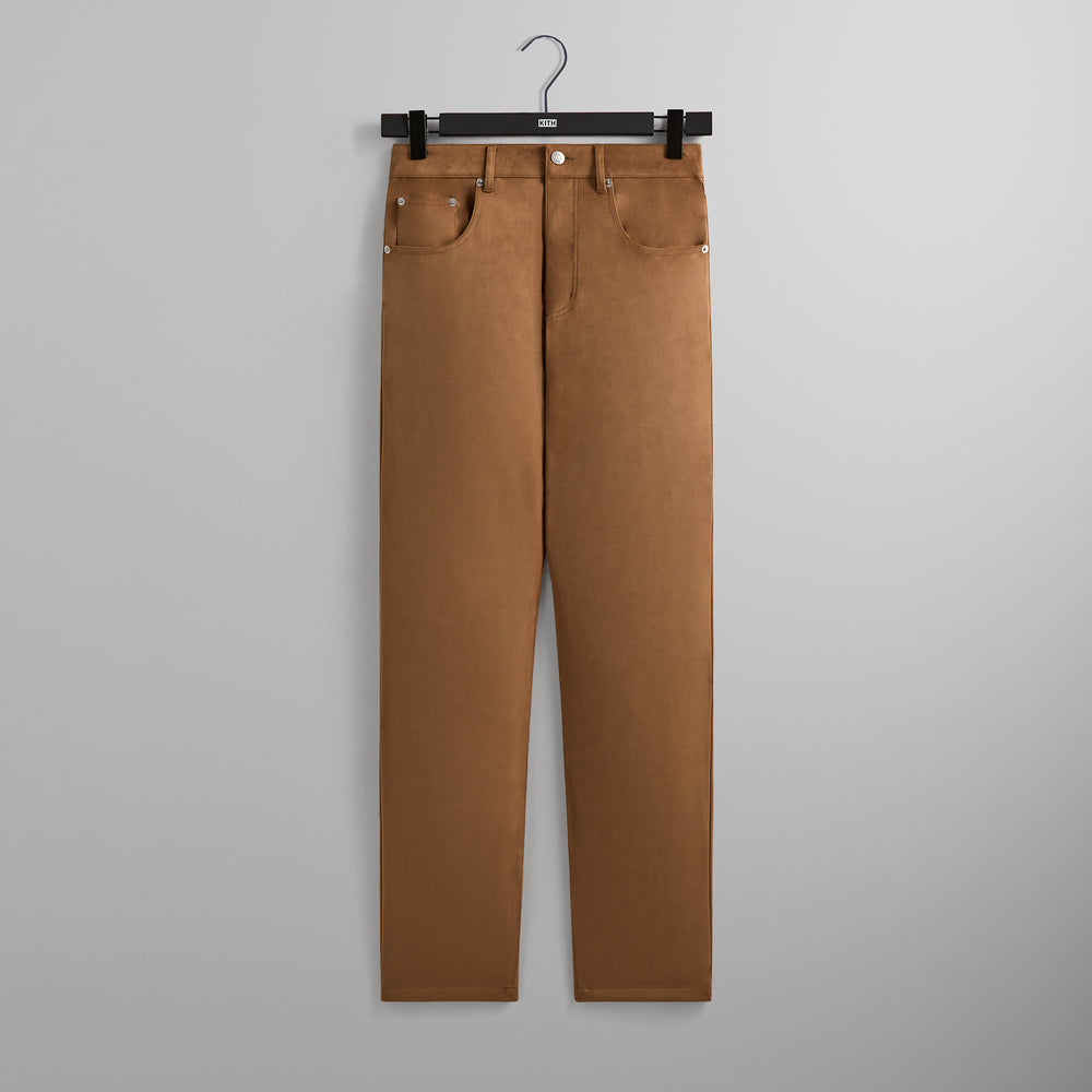 

Брюки Kith Bonded Microsuede Centre Pant, цвет Mesa