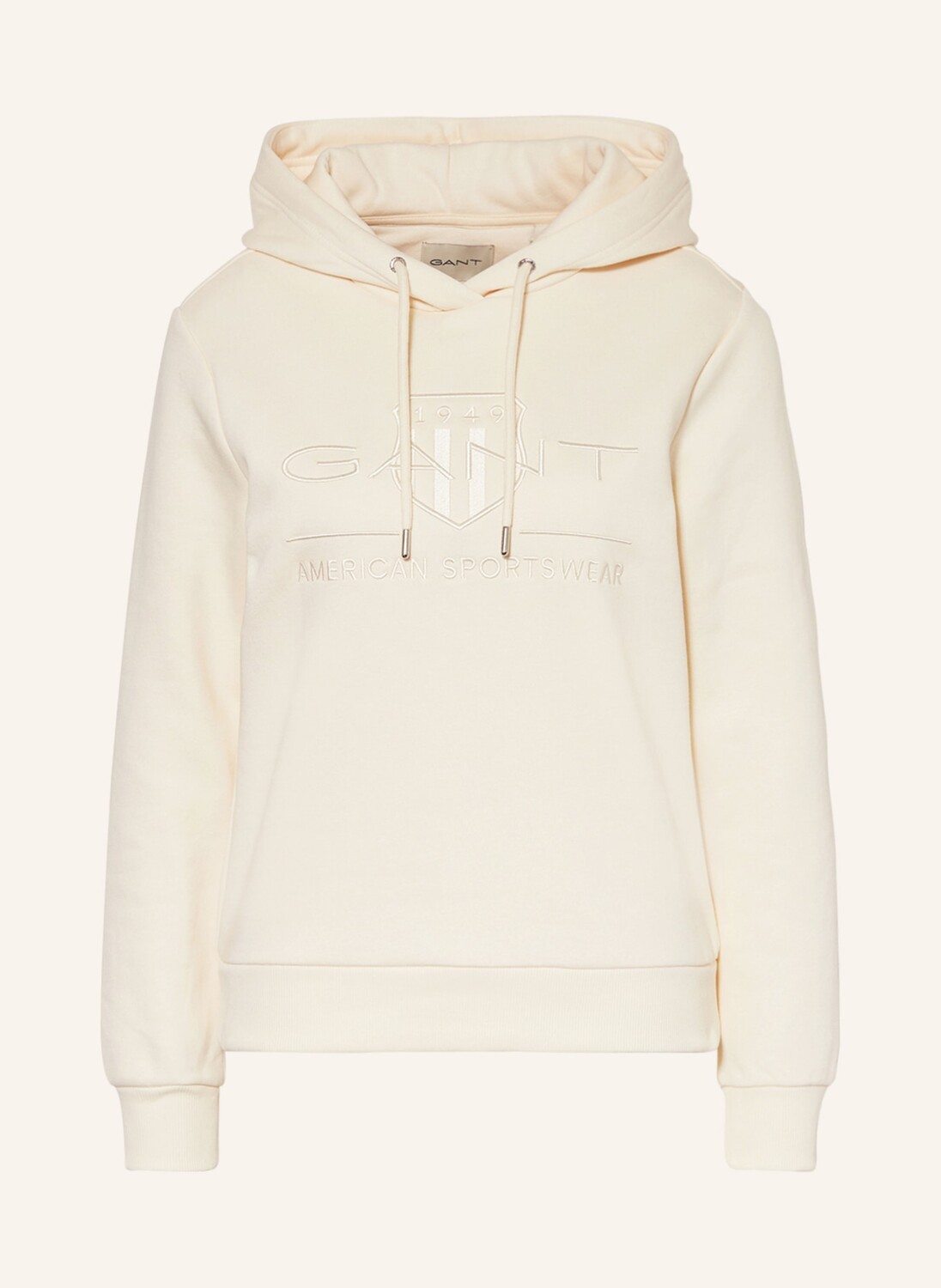 

Толстовка с капюшоном Gant, экрю