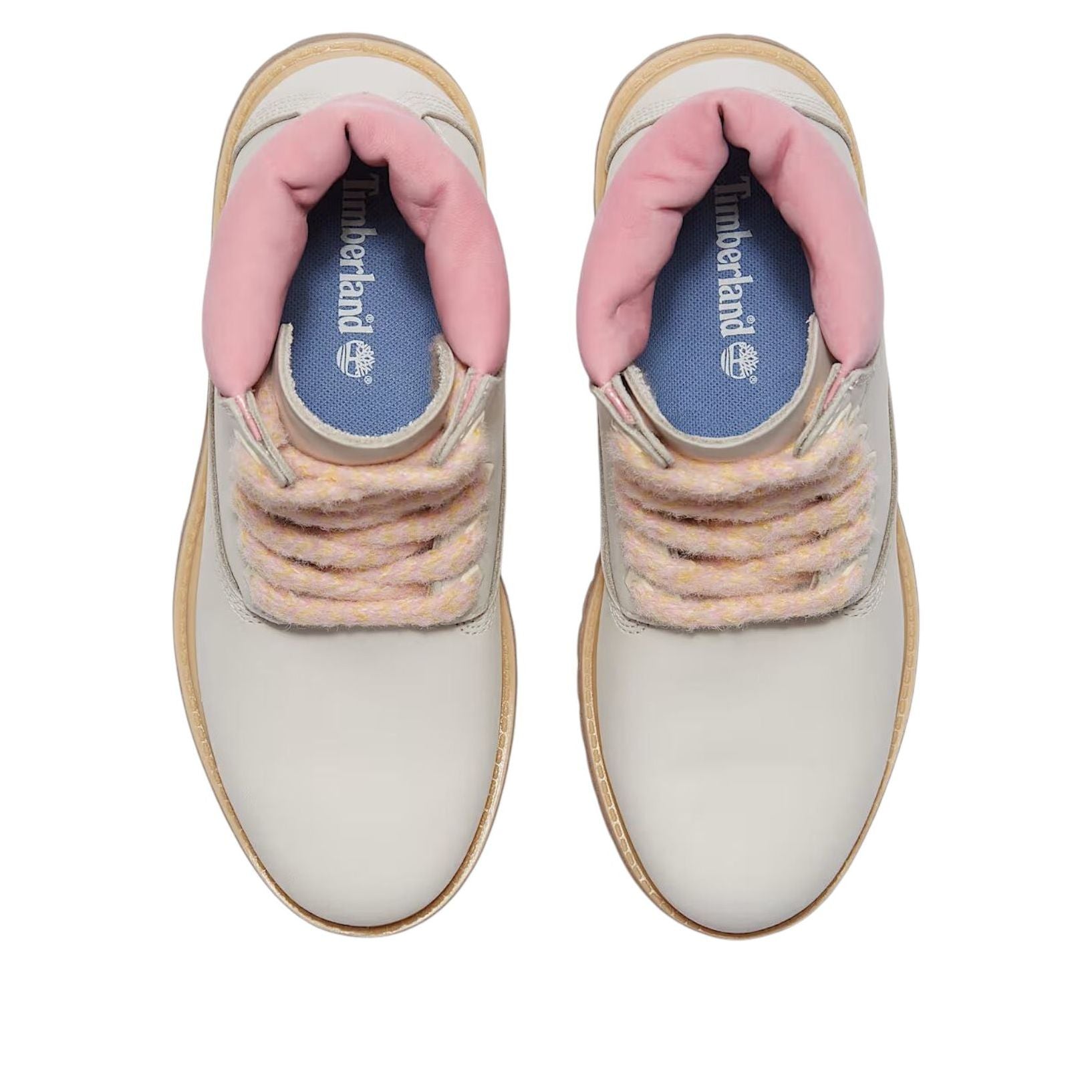 Ботинки (WMNS) Timberland Premium 6-Inch Waterproof Boot 'Natural Nubuck Pink' — фото 2