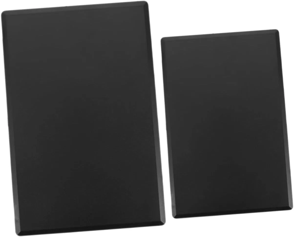 Магнитная палетка для теней 2 шт, черный, 15x10x1 см и 23x15x1 см