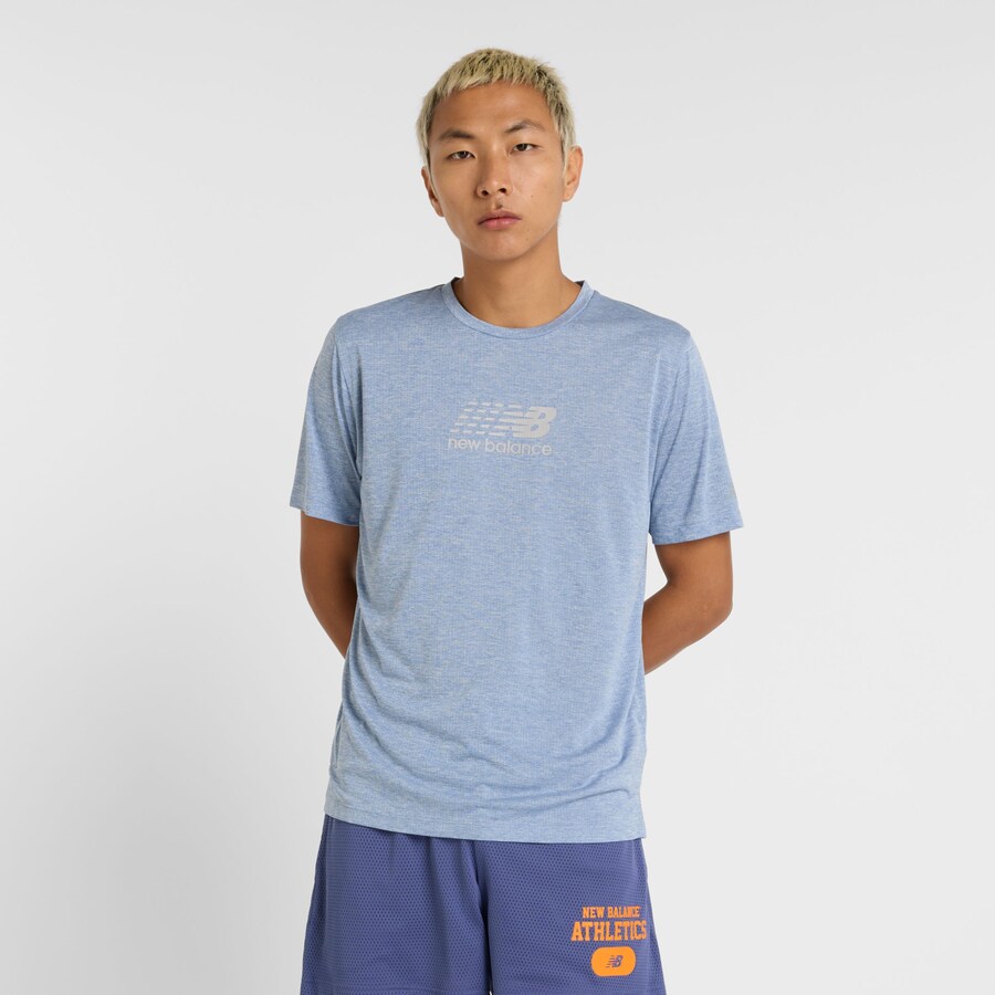 

Футболка Performance new balance, светло-синий