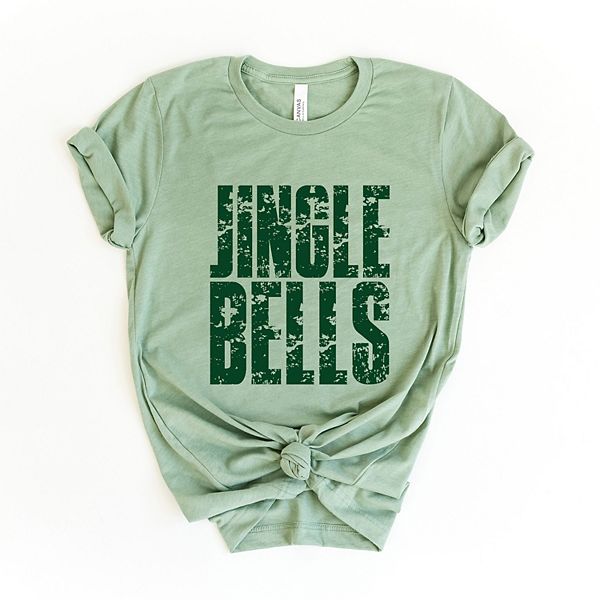 

Футболка с принтом Jingle Bells Block Distressed Simply Sage Market, Sage, Зеленый, Футболка с принтом Jingle Bells Block Distressed Simply Sage Market, Sage
