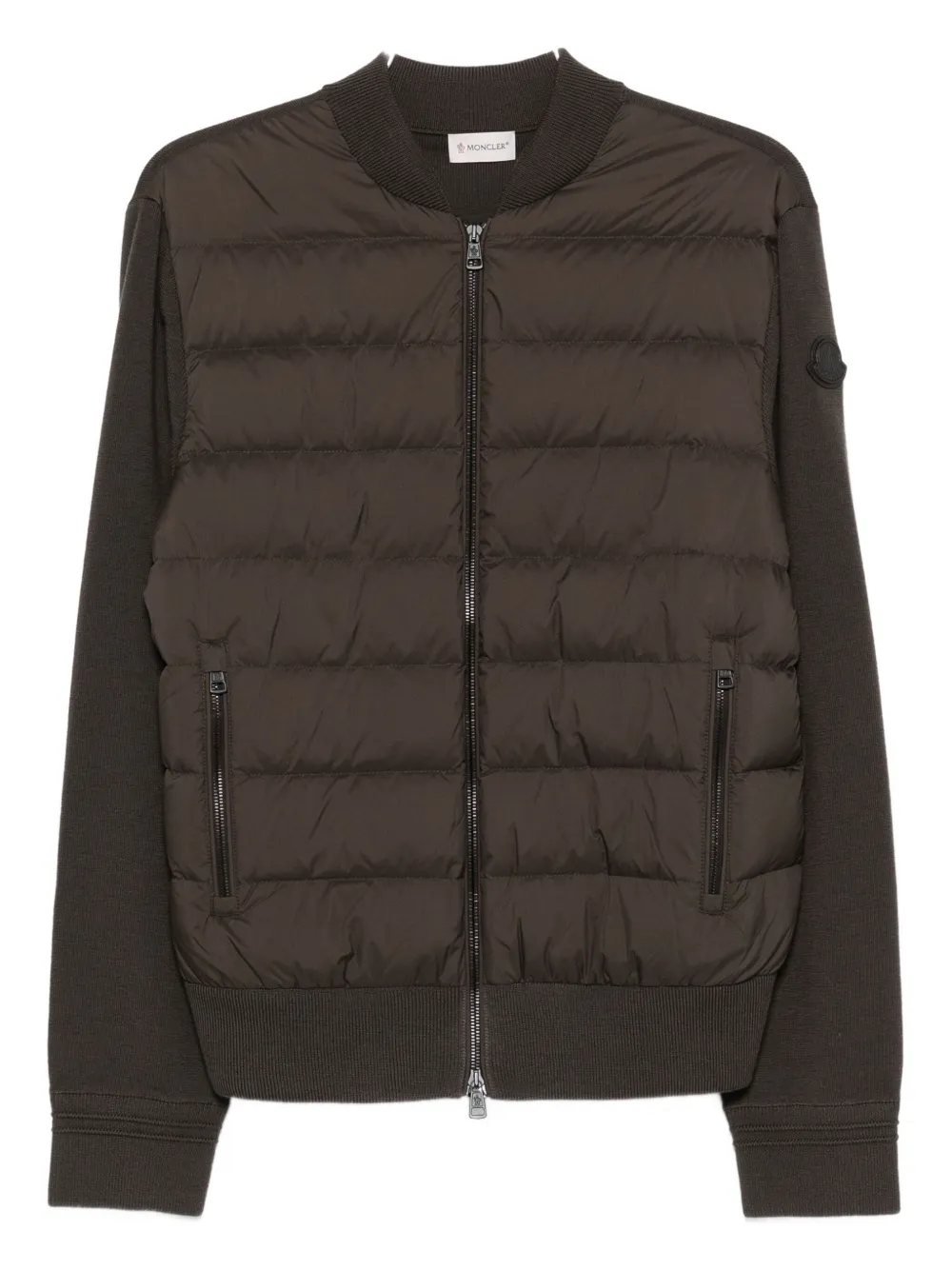 

Утепленная куртка на молнии MONCLER, коричневый
