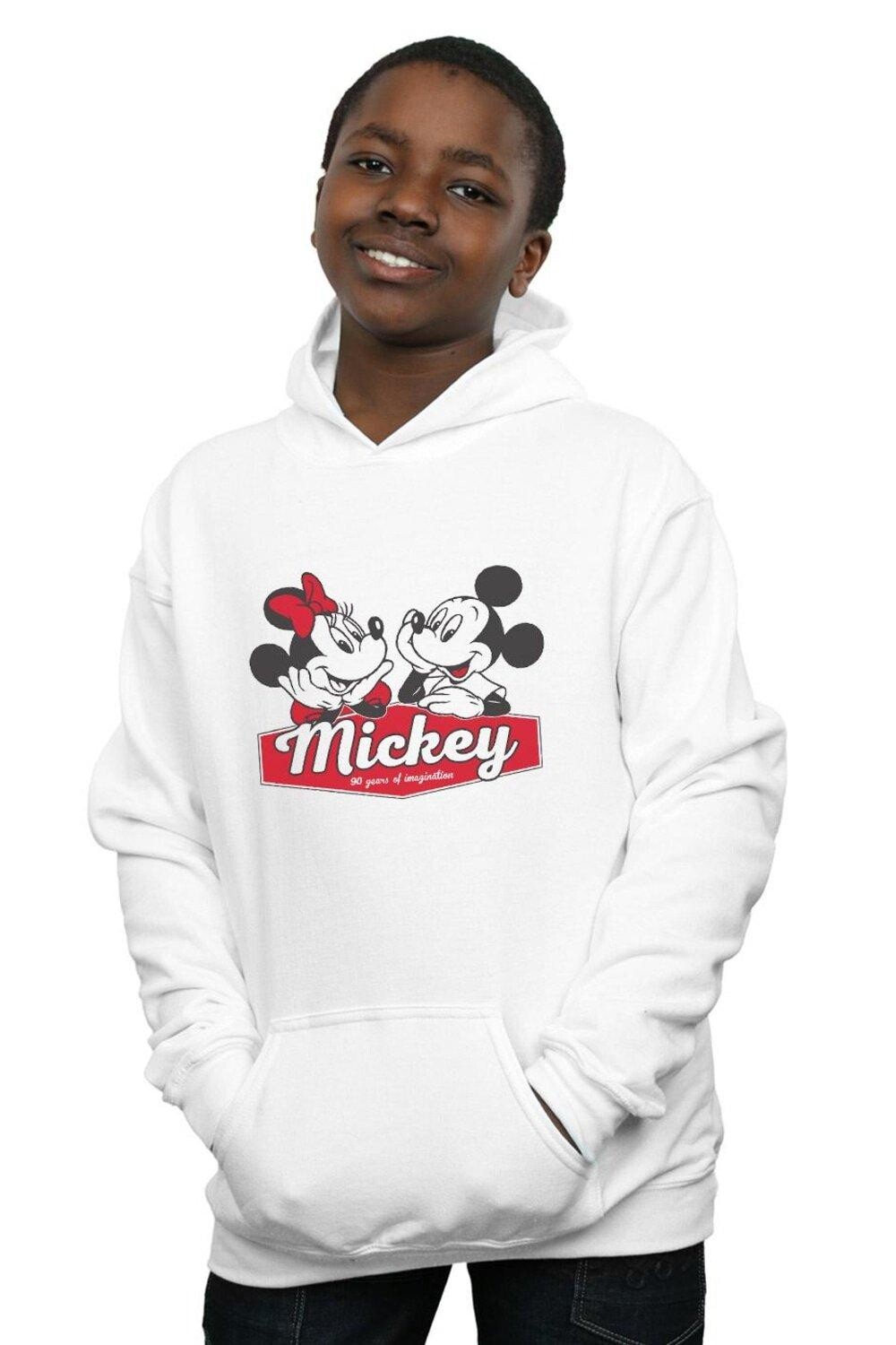 

Толстовка с Микки и Минни «90 лет» Disney, белый