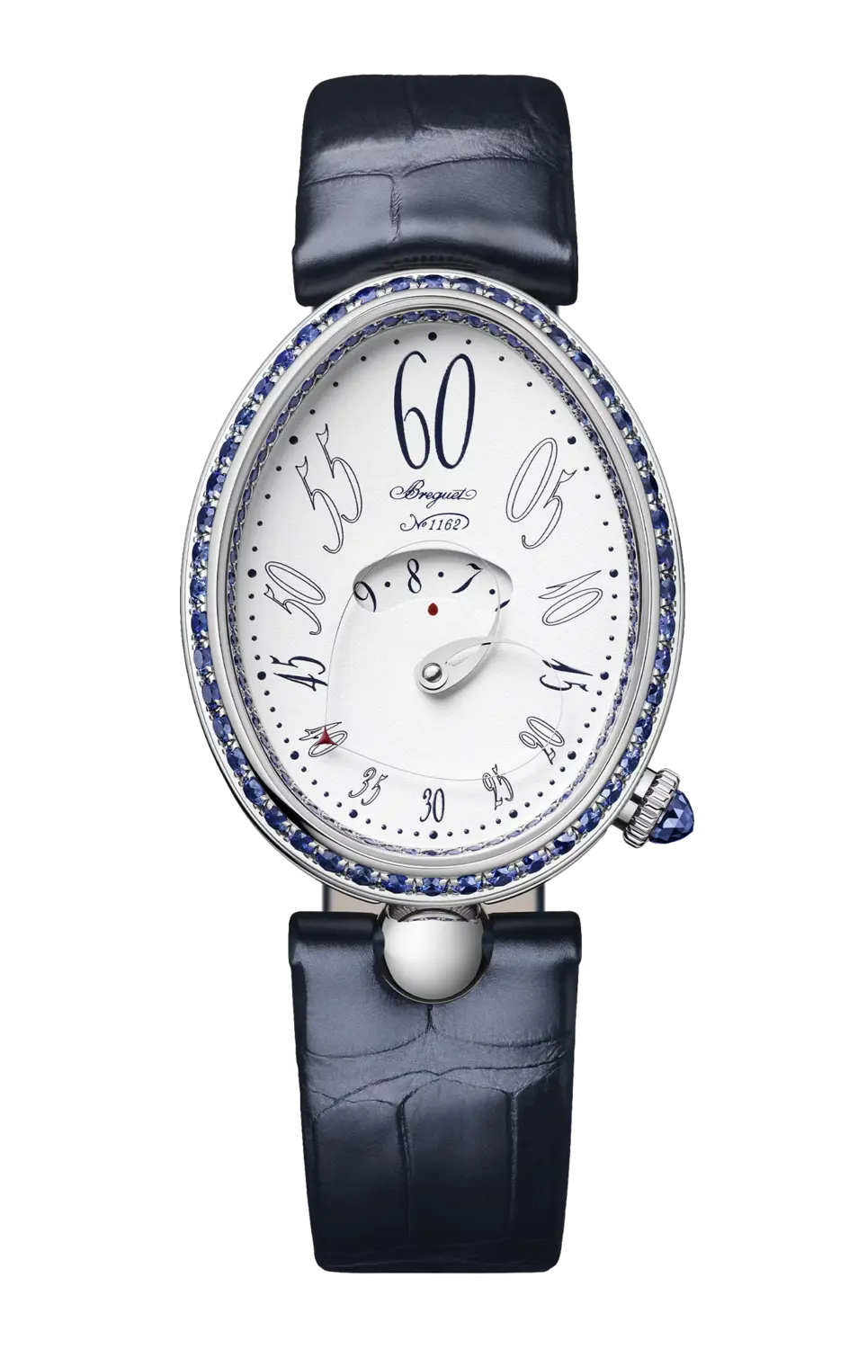 

Часы Breguet Reine de naples 9838 из белого золота с сапфирами 36,50 х 28,45 мм