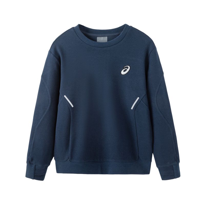 

Asics Спортивная толстовка, темно-синяя, для подростков