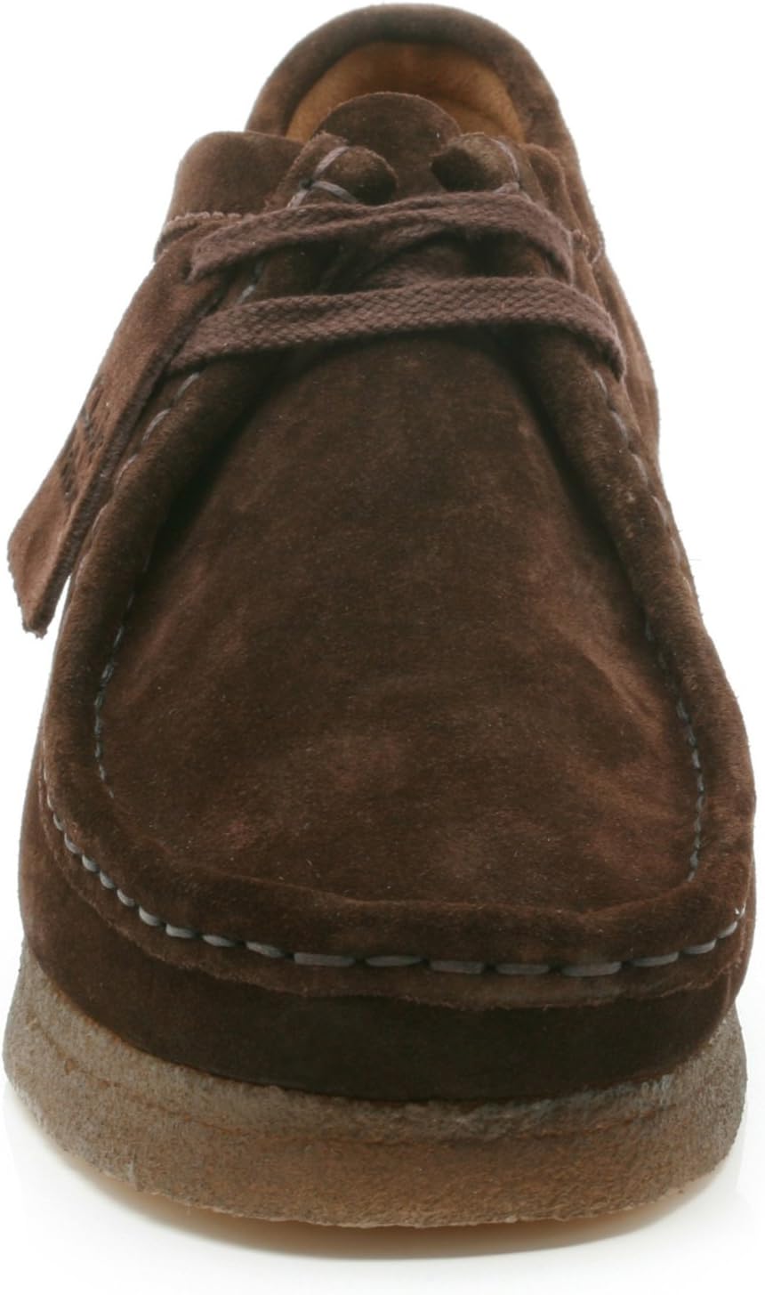 Мокасины Clarks Wallabee из натуральной кожи на шнуровке, UK 070 (26cm) Ebony Suede — фото 4
