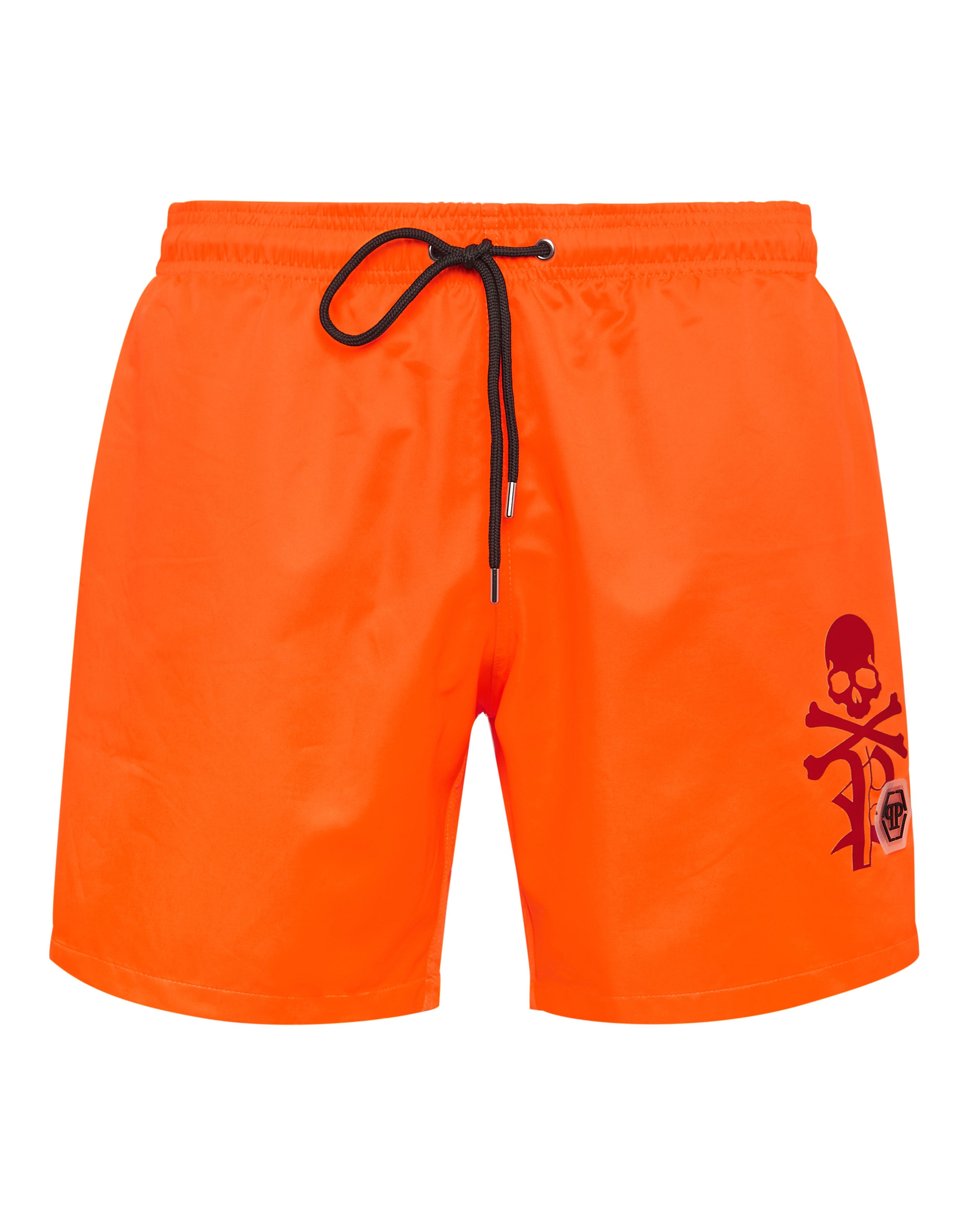

Мужские пляжные шорты PHILIPP PLEIN, цвет orange fluo