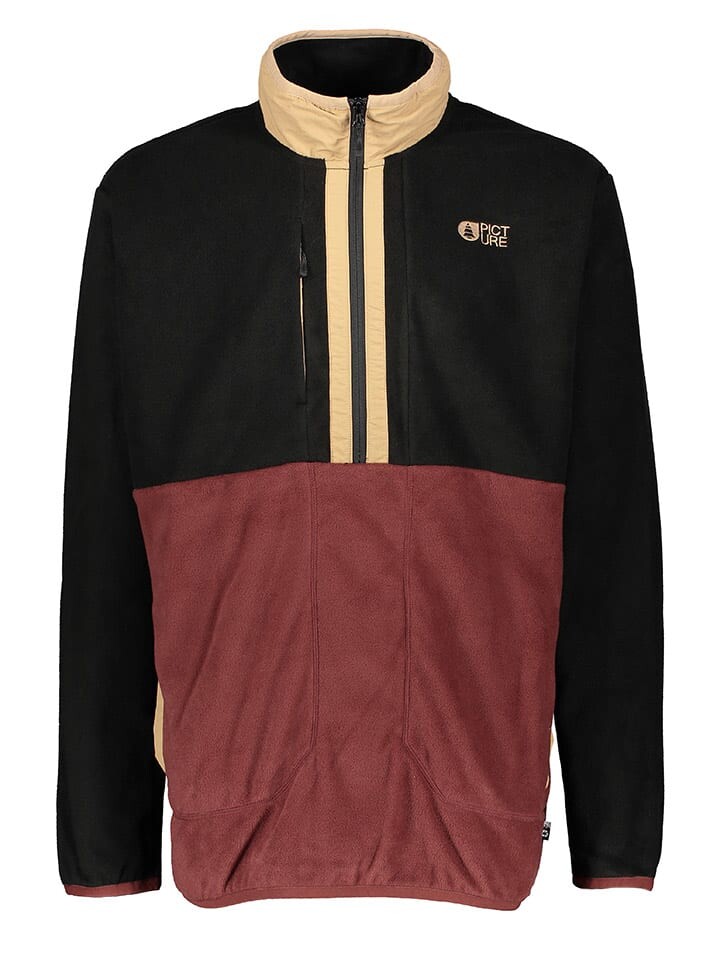 

Флисовый свитер PICTURE Fleecepullover Mathew, цвет Schwarz/Rot