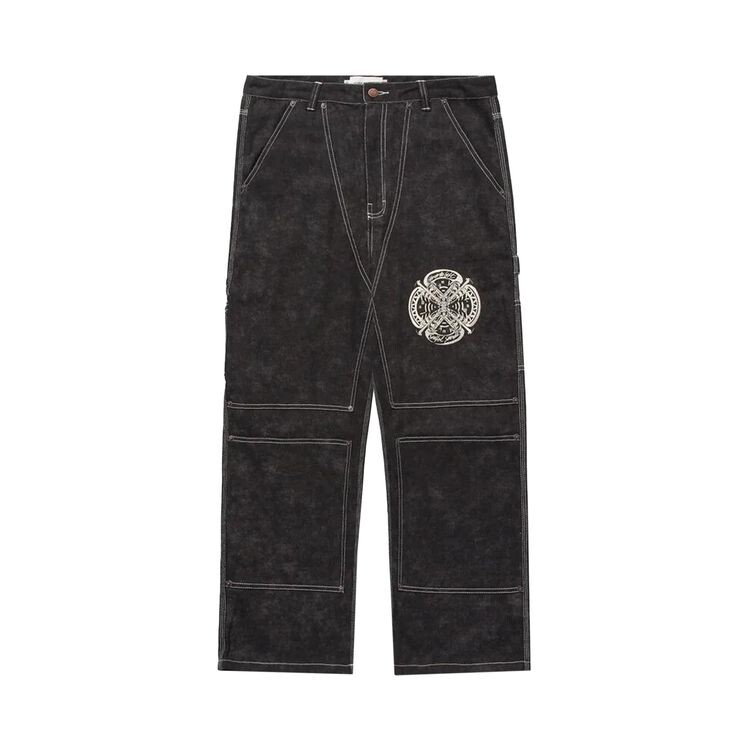 

Брюки Honor The Gift Washed Carpenter Ankle Pant Black, черный