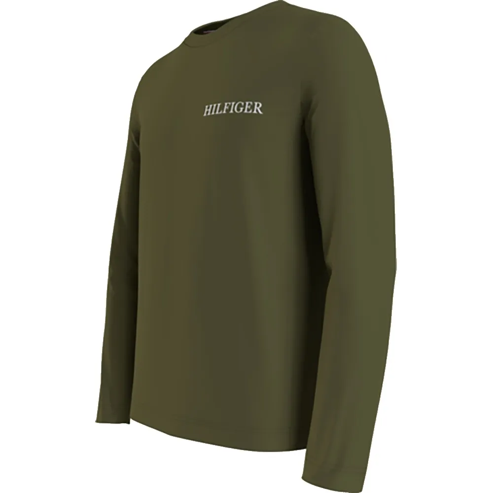 Футболка с длинным рукавом Tommy Hilfiger MW0MW21461, зеленый — фото 4