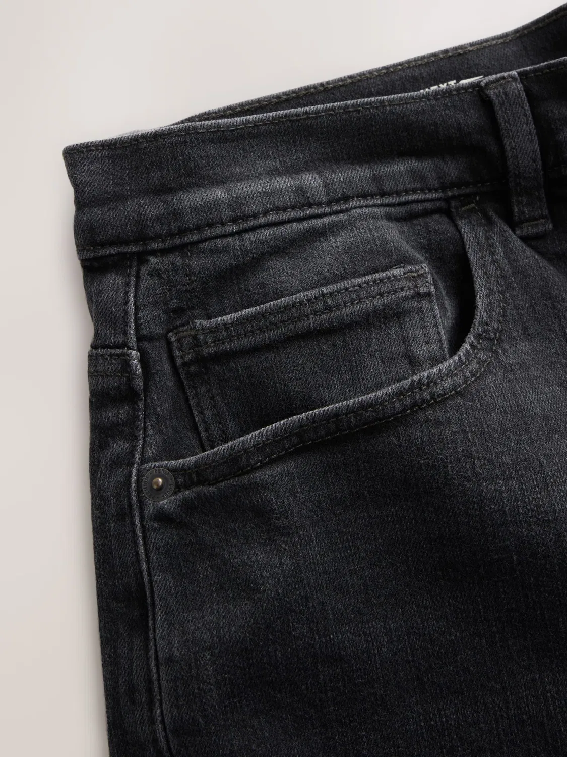 Зауженные джинсы Next, Black Denim — фото 4