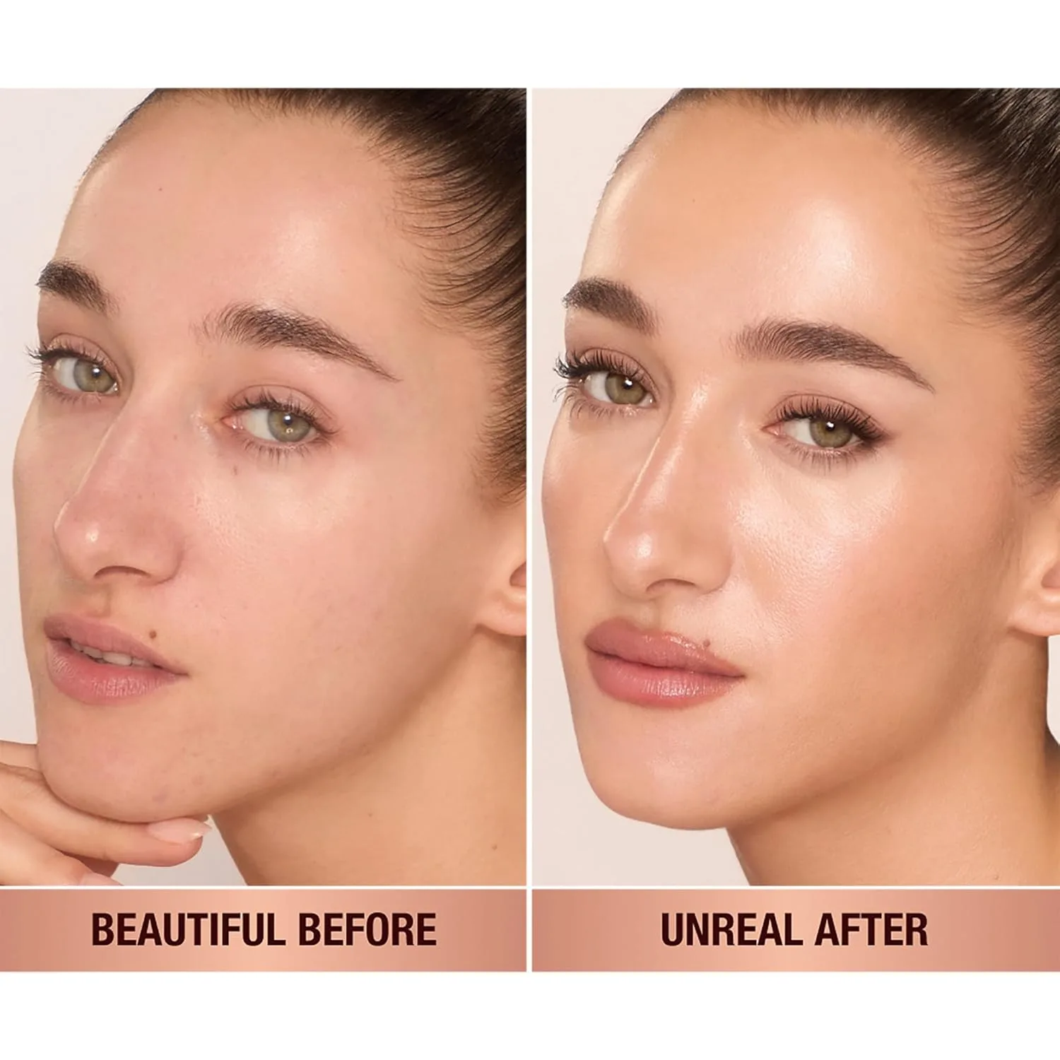 Charlotte Tilbury Unreal Skin Tint & Sheer Glow Hydrating Foundation Stick - кремовая тональная основа с легким покрытием и увлажняющим эффектом, 04 Fair - Fair-medium with neutral undertones — фото 2