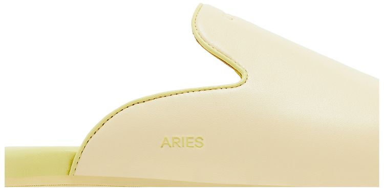 Кроссовки GOAT Horoscope Aries Mule Creamy Ivory/Mint Yellow — фото 2