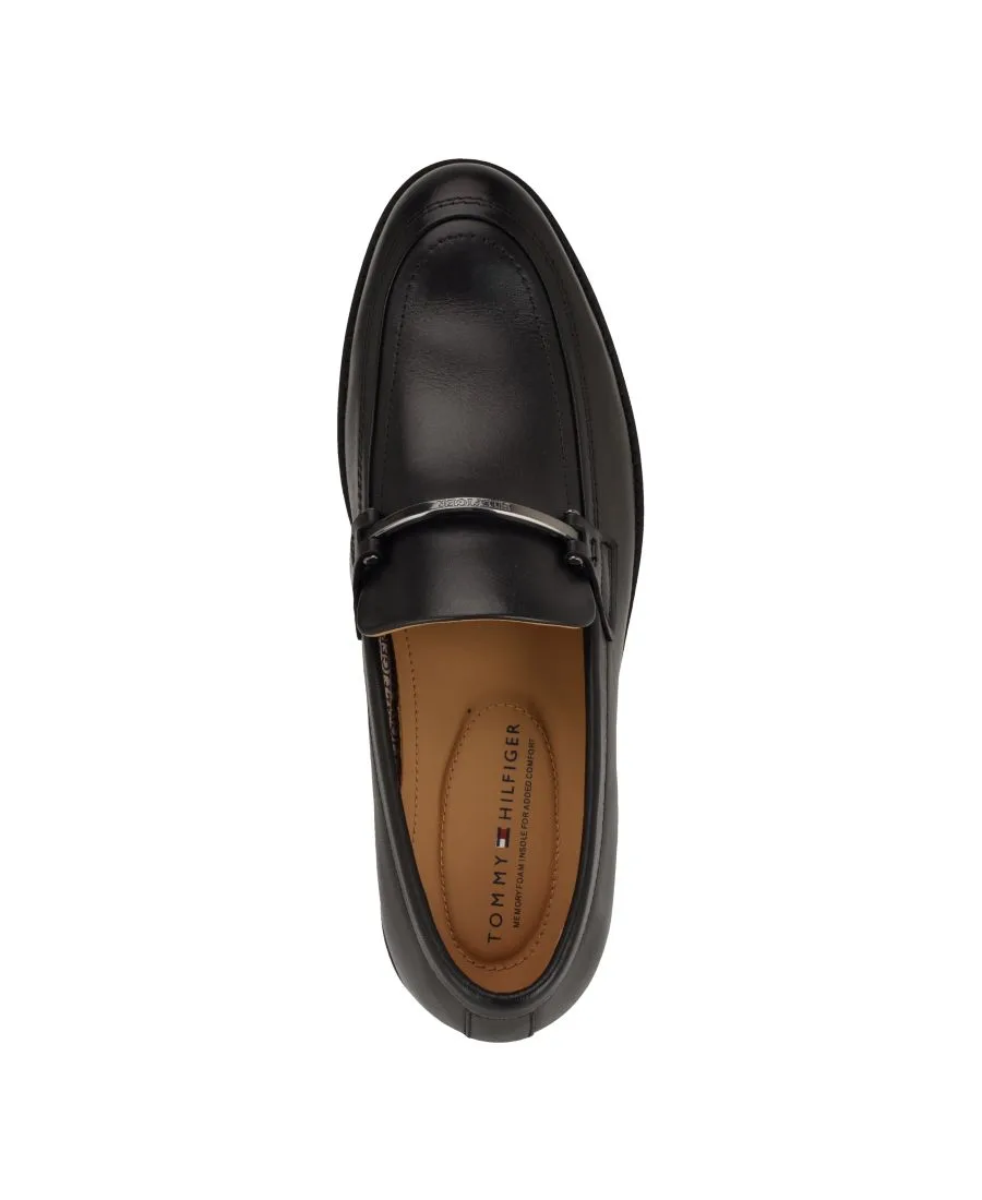 Мужские кожаные лоферы Jezzon Tommy Hilfiger, черный leather — фото 4