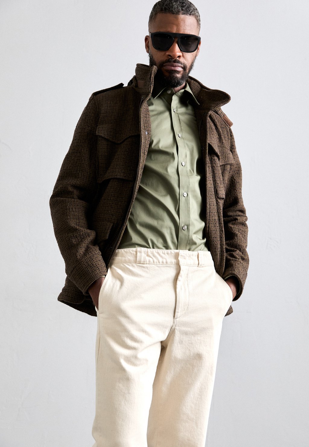 

Джинсы прямого кроя PANTALONE ADRIEN ASPESI, молочный