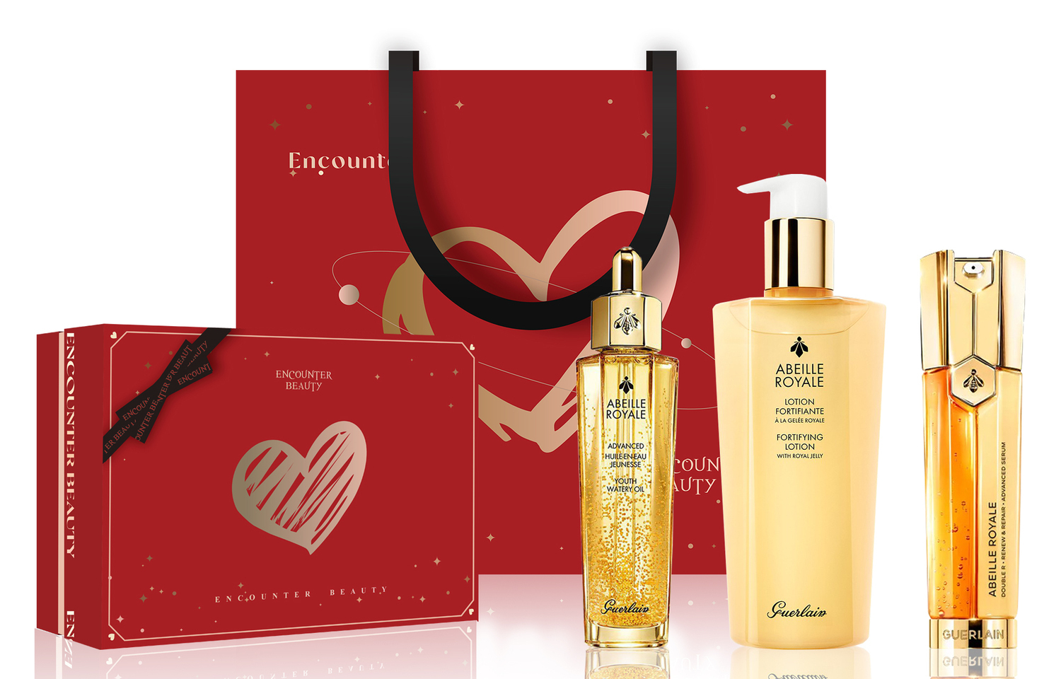 Подарочный набор косметики Guerlain Abeille Royale, три предмета — фото 2