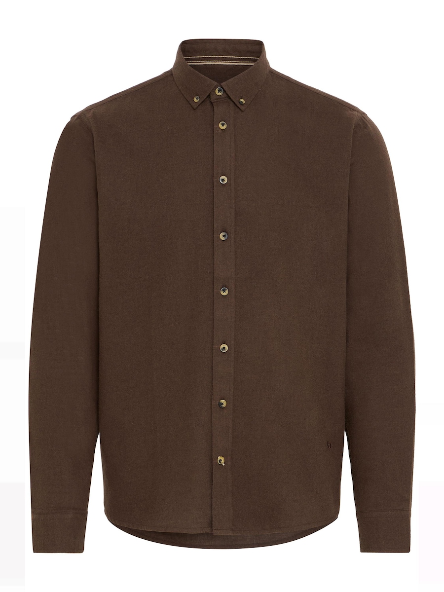 

Рубашка на пуговицах классического кроя BLEND BHBurley, темно-коричневый