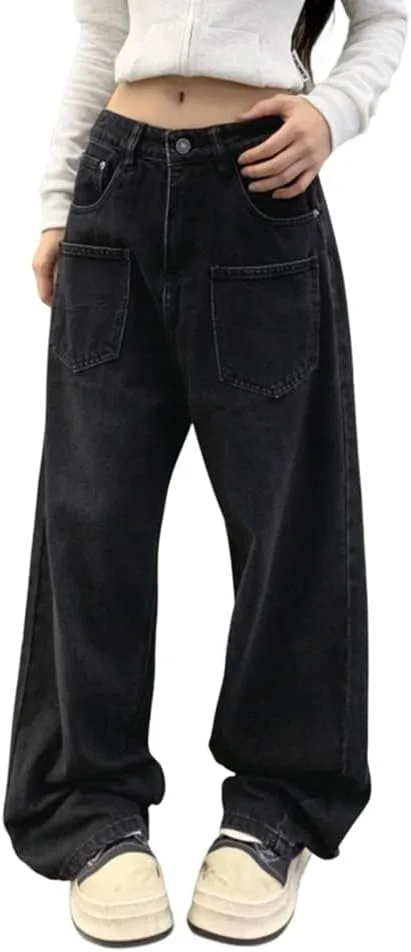 

Женские джинсы Wide Leg High-Waisted в стиле Y2K XYGJZ