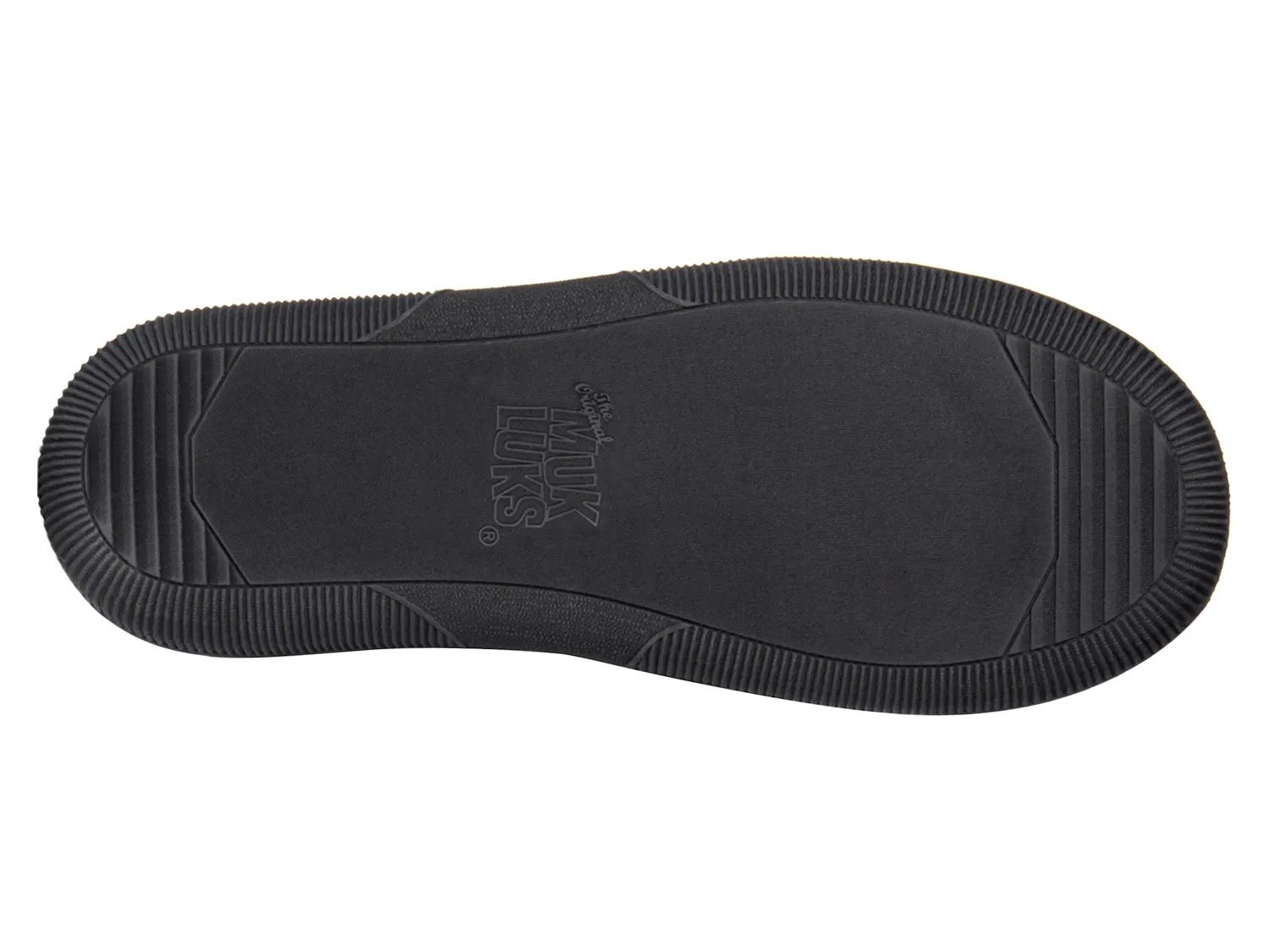 Тапочки MUK LUKS Corduroy Moccasin Slipper - Men's, черный — фото 3