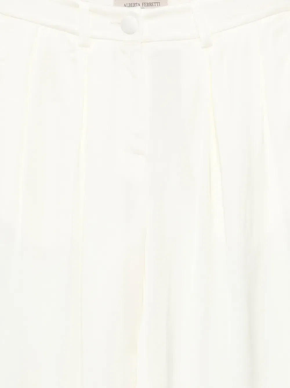 Брюки атласные плиссированные Alberta Ferretti Kids, желтый — фото 3