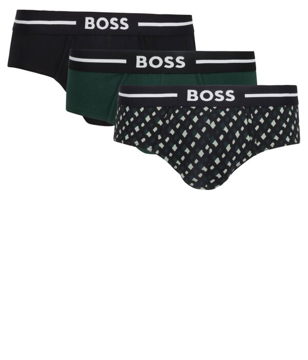

Трусы 3 шт. hipbr 3p смелый дизайн Boss, зеленый