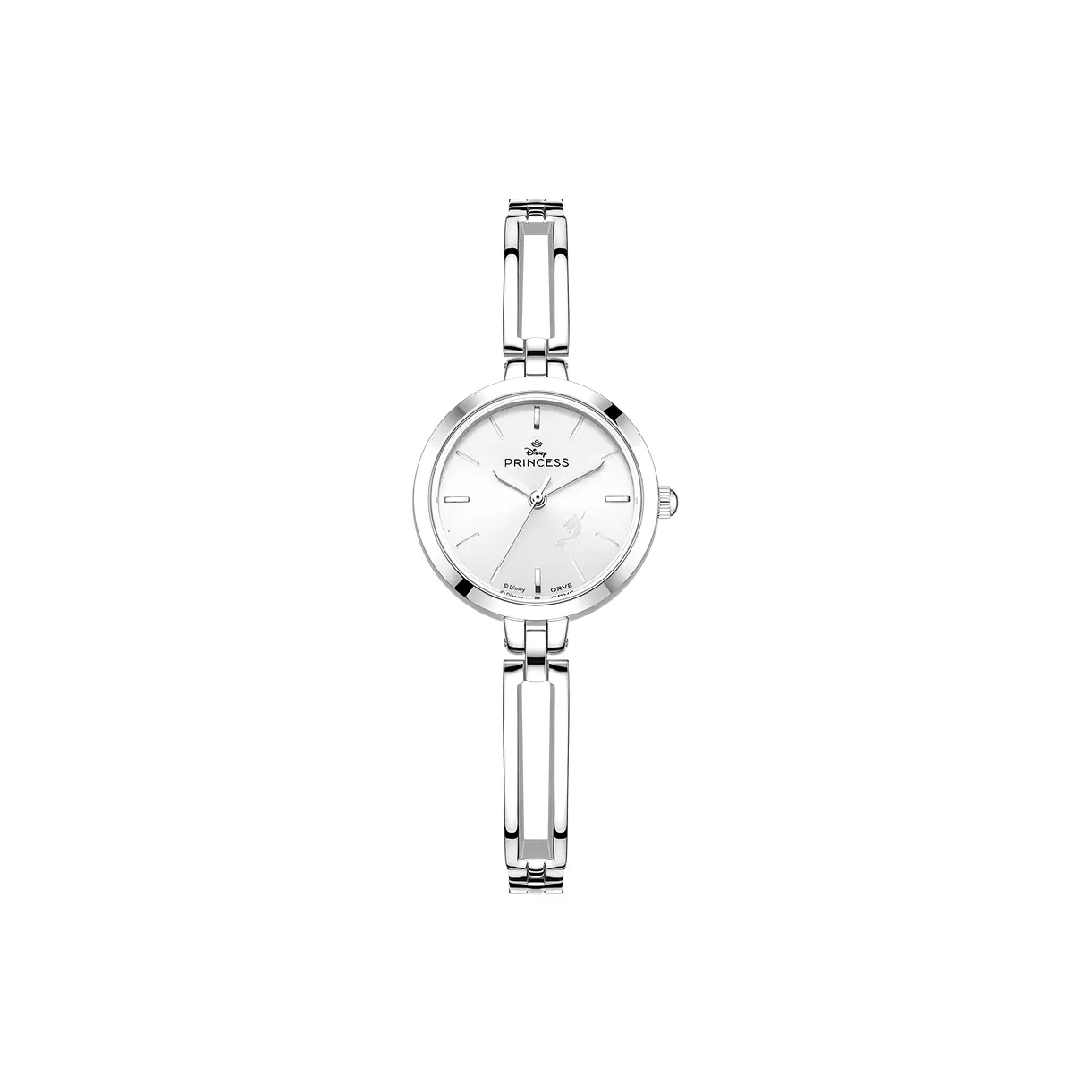 

Disney Часы Small Round Pendant Quartz Movement Alloy Strap Women's Watch Pink Watch Dial, Moon White