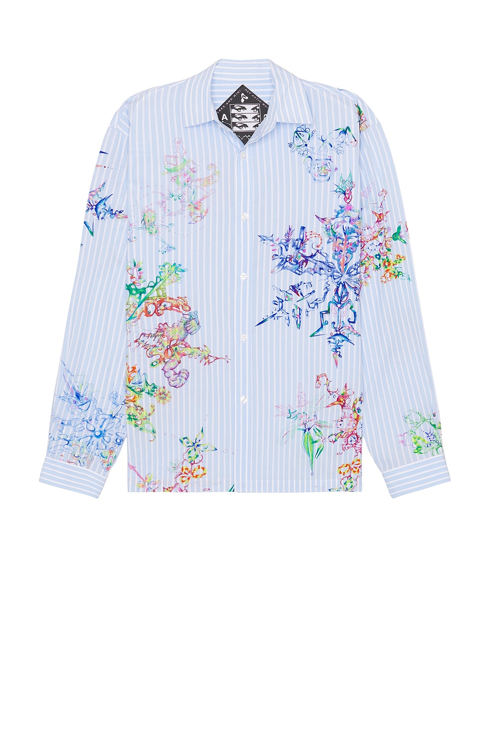 

Рубашка с узором "фрактальные полосы" P.A.M. Perks And Mini, coco star