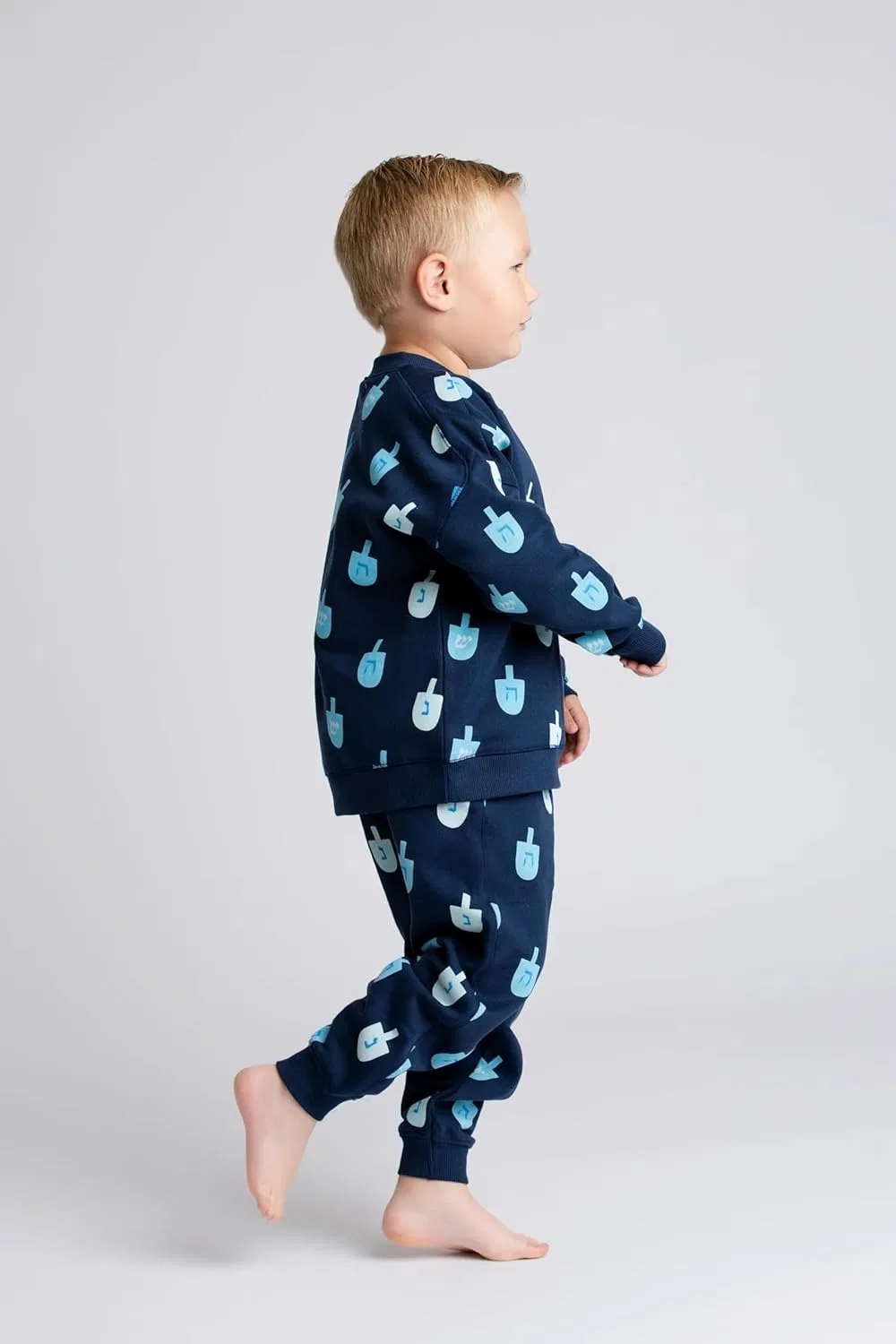 Спортивный костюм Organic Sporty Sweatsuit monica + andy, Hanukkah Dreidels — фото 3