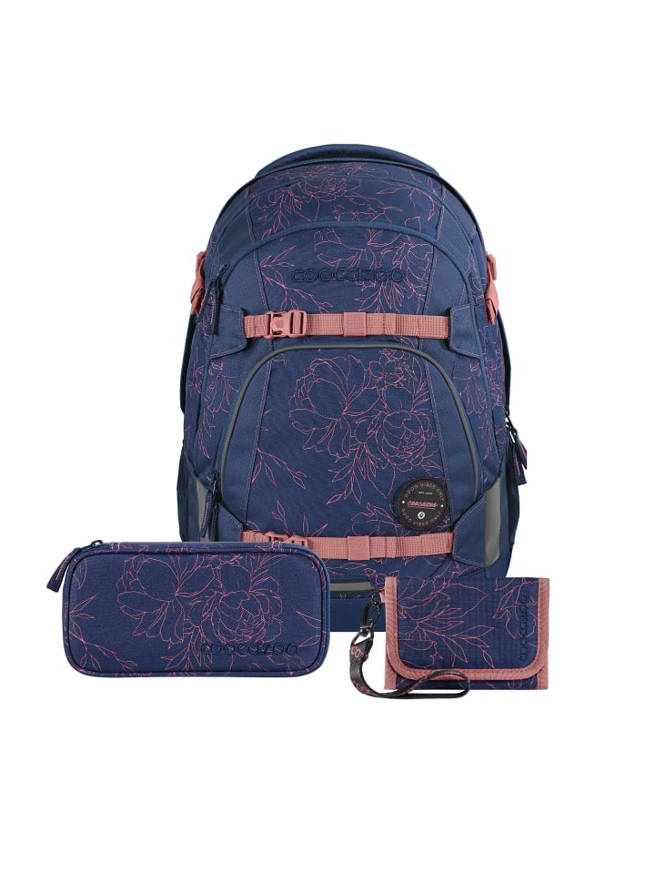 

Coocazoo Набор MATE: школьный рюкзак, пенал и кошелек в цвете «Сладкая роза»