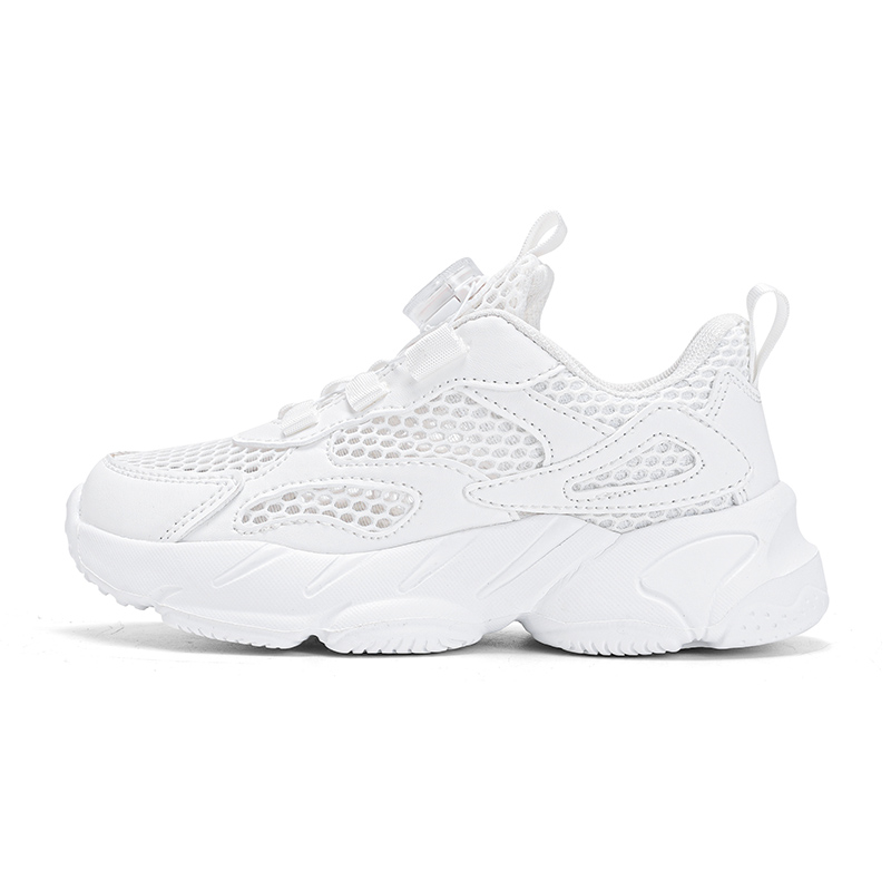 

SHIBU Износостойкие, дышащие и быстросохнущие низкие детские кроссовки для повседневной носки, белые