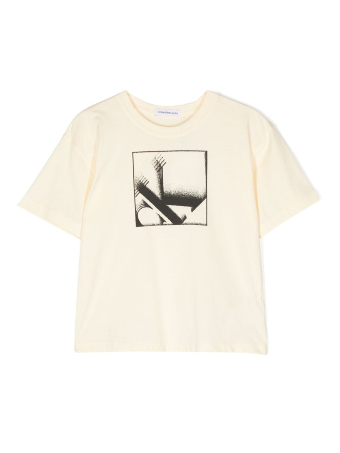 

Футболка с логотипом Calvin Klein Kids, желтый