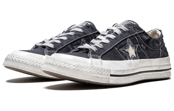 Кроссовки one star ox faith connexion dirty shoes Converse, черный — фото 3